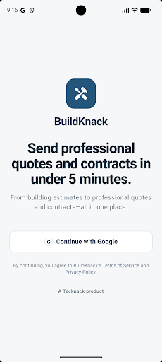 BuildKnack App Screenshot
